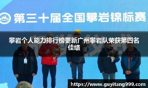 攀岩个人能力排行榜更新广州攀岩队荣获第四名佳绩